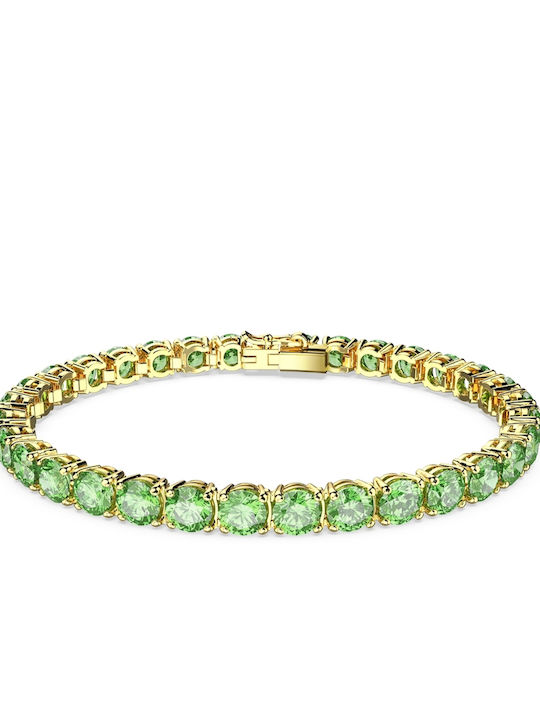 Swarovski Bracelet Riviera Matrix Tennis Gold P...