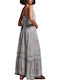Beach Cami Summer Maxi Slip Dress Navy