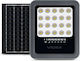 Videx Στεγανός Ηλιακός Προβολέας LED 20W Ψυχρό Λευκό 5000K IP65