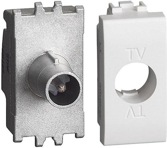 Bticino TV Antenna Socket Aerial in White color N4202P14N