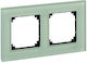 Schneider Electric Emerald green Schalterrahmen 2-fach in Grün Farbe MTN404204