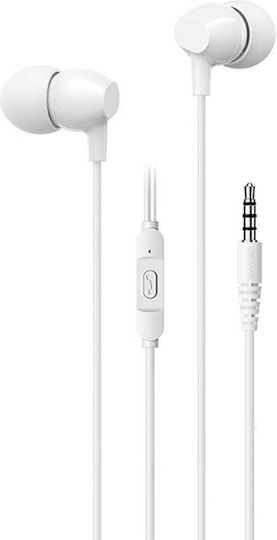 Usams SJ594 In-ear Handsfree with 3.5mm Connector White