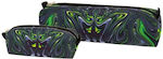 Polo Fabric Pencil Case Art with 1 Compartment Green