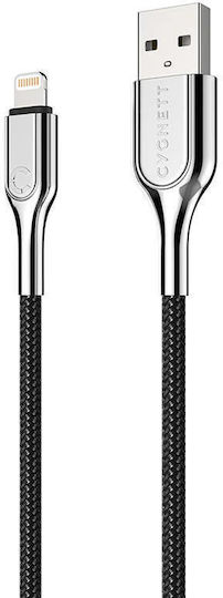Cygnett Braided USB-A to Lightning Cable Black 2m (CY2670PCCAL)