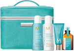 Moroccanoil Volume Set de îngrijire a părului cu Șampon, Balsam și Ulei 4buc