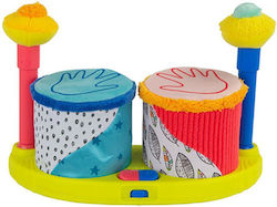 Lamaze Musical Instrument Drums made of Fabric with Sounds for 0++ Months