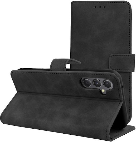 Forcell Book Δερματίνης Μαύρο (Galaxy A34)