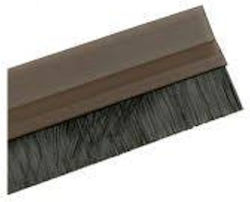 Draft Stopper Brush Door with Brush in Brown Color 1m