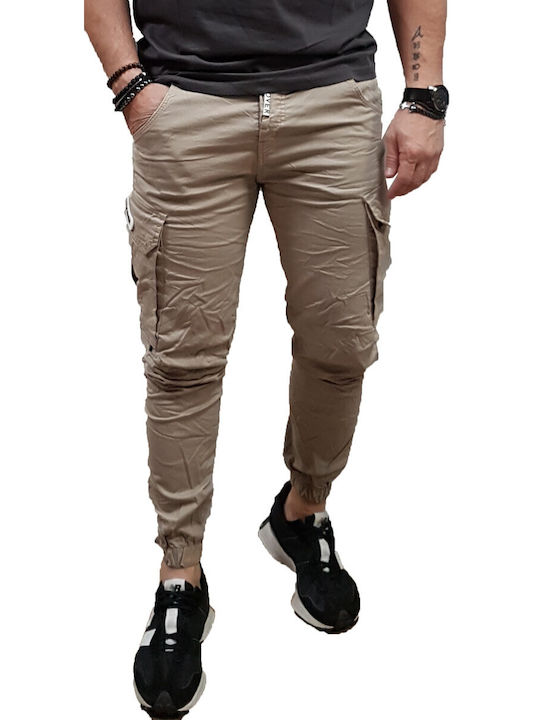 Cover Jeans Men's Trousers Cargo Beige