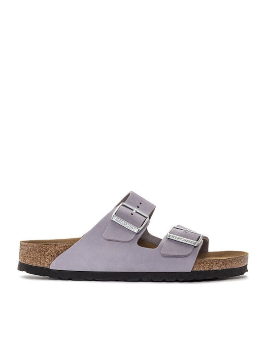 Birkenstock Arizona Soft Footbed Δερμάτινα Σανδάλια Purple Fog Birkenstock Arizona Soft Footbed Δερμάτινα Σανδάλια Purple Fog