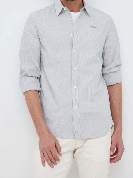 Pepe Jeans Percy Langärmlig Jeans Hemd Gestreif...