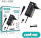 Aerbes AB-H009 Universal Τροφοδοτικό Ρυθμιζόμενης Τάσης 3 έως 12V με Ισχύ 12W με 6 βύσματα