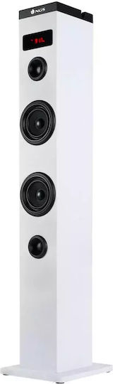 NGS Sky Charm Αυτοενισχυόμενο Ηχείο με Bluetooth 50W (Τεμάχιο) Λευκό
