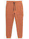 Jogginghose mit Gummizug Orange