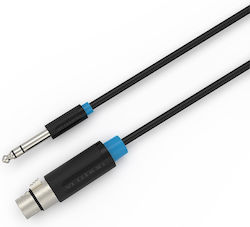 Vention XLR female - 6.3mm male 10m BBEBL