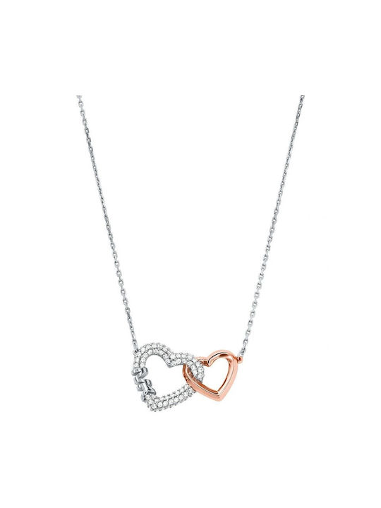 Michael Kors Premium Necklace with design Heart from Silver