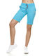 Bodymove Women's Sporty Bermuda Shorts Turquoise