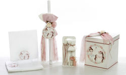 Bellissimo Μπαλαρίνα Baptism Set with Theme Ballerina 7pcs