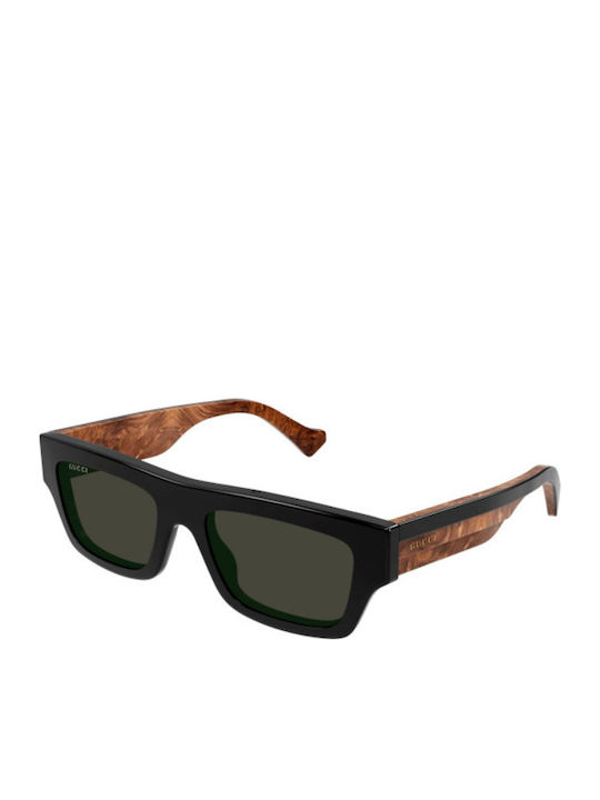 Gucci Unisex Sonnenbrillen mit Schwarz Horn umr...