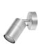 Geyer Einzel Spot mit Fassung GU10 in Silber Farbe