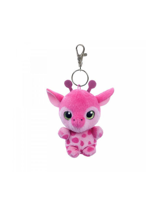 Aurora World Keychain Yoohoo Gina the Giraffe Fabric Pink