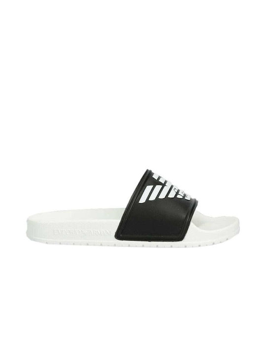 Emporio Armani Ανδρικά Slides Μαύρα