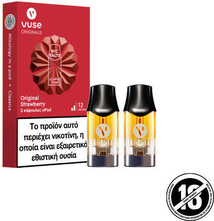 Vuse ePod Original Strawberry Doză preumplută 1.9ml 2buc