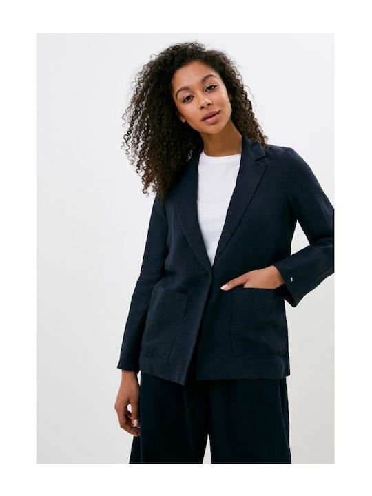 Tommy Hilfiger Women's Blazer Navy Blue