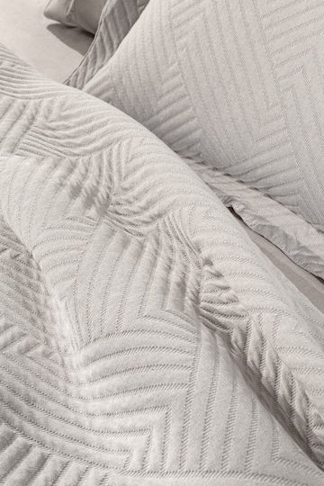 Guy Laroche Lupo Κουβέρτα Πικέ Υπέρδιπλη 245x260εκ. Natural