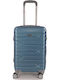 Ormi Faz ESH-B07 Cabin Travel Suitcase Hard Light Blue with 4 Wheels Height 52cm