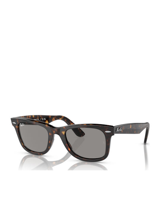 Ray Ban Wayfarer Unisex Sunglasses with Brown T...