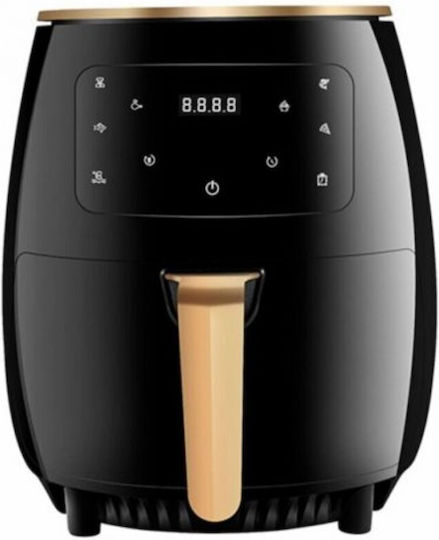 Cheffinger Heißluftfritteuse 4.5Es Schwarz 01AFRYBLK