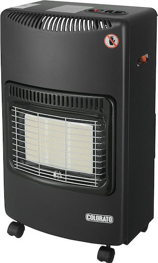 Colorato Ceramic Gas Heater 4200W Black 42x26x74.5cm