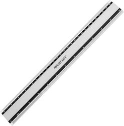 Westcott Aluminum Ruler 30cm