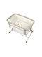 Jane Cradle Baby Side with Mattress, Side Opening, and Wheels Iris