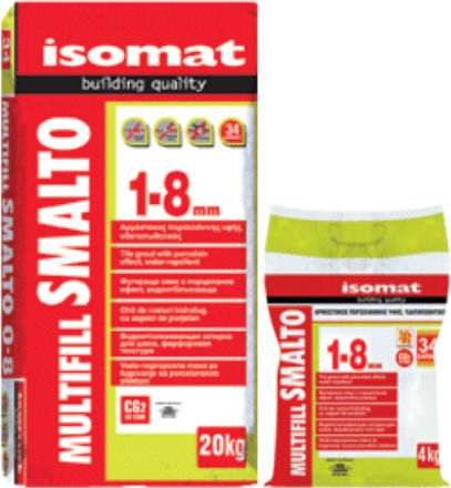 Isomat Multifill Smalto Tile Joint Filler Resinous / Water No18 Beige 4kg