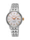 Seiko Presage Clover Club Γυναικείο Ρολόι 30mm Αυτόματο με Ασημί Μεταλλικό Μπρασελέ