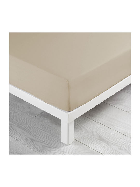 Douceur d'Intérieur Lina Σεντόνι Υπέρδιπλο με Λάστιχο 160x200εκ. Linen