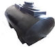 Rotosal Horizontal Cylindrical Plastic Storage Tank 1200lt for Water / Petroleum / Oil Black