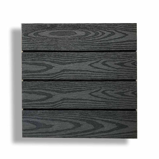 Showood Placă pentru Podea de Grădină din WPC 30x30buc 1buc