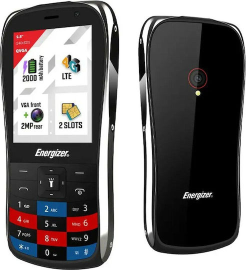Energizer E284S Dual SIM Κινητό με Κουμπιά Μαύρο