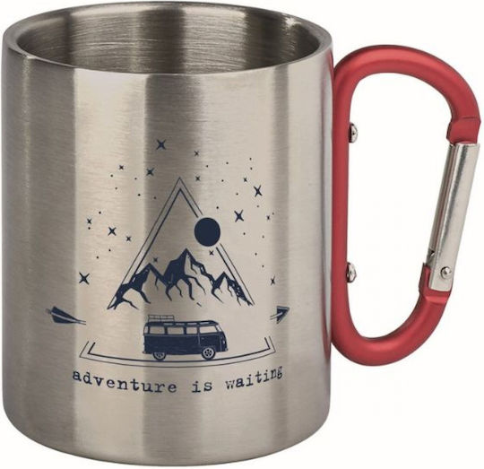 Moses Adventure Mug Metallic Silver 300ml Moses Adventure Mug Metallic Silver 300ml