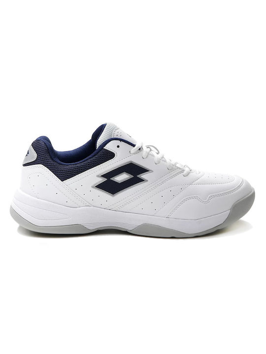 Lotto Court Logo Amf XIX Men's Tennis Shoes for All Courts White