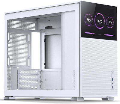 Jonsbo D31 Mesh Screen Mini Tower Computer Case with Window Panel White