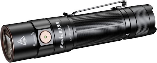 Fenix Wiederaufladbar Taschenlampe LED IP68 mit maximaler Helligkeit 3100lm E35R Schwarz