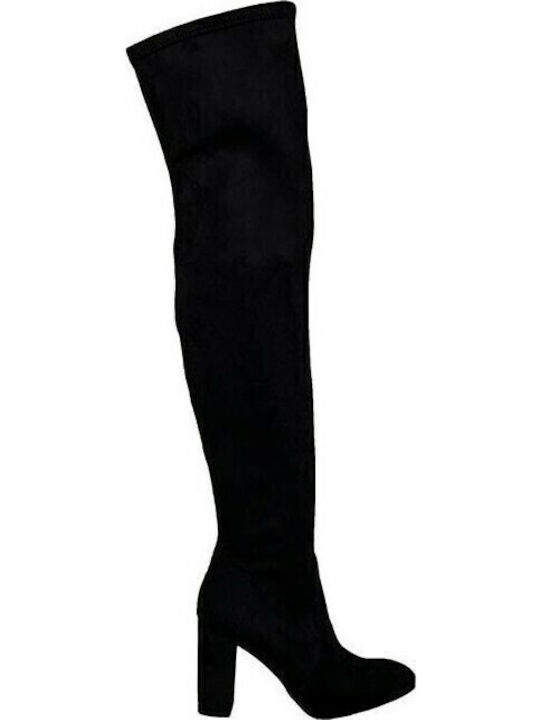 Moods Shoes Wildleder Damenstiefel Über dem Kni...