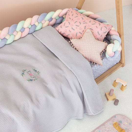 Palamaiki Babydecke Wickeltücher für Kinderzimmer Candy 80x110cm
