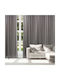 Das Home Vorhang mit Grommets 2225 Graue 300x265cm