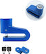 5cm Motorcycle Disc Brake Lock with 1mm Pin in Blue