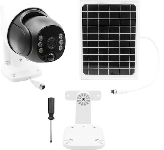 102035 IP Surveillance Camera Wi-Fi Full HD 1080p Waterproof Battery Powered with Microphone